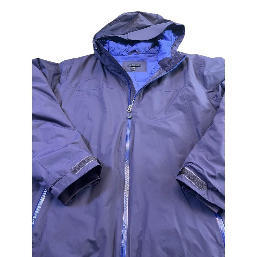 Lands' End Fx PrimaLoft Snow Sport Waterproof Jacket Men's XXL Purple Ski - Picture 2 of 16